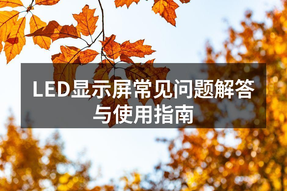 LED显示屏在大型活动中应用